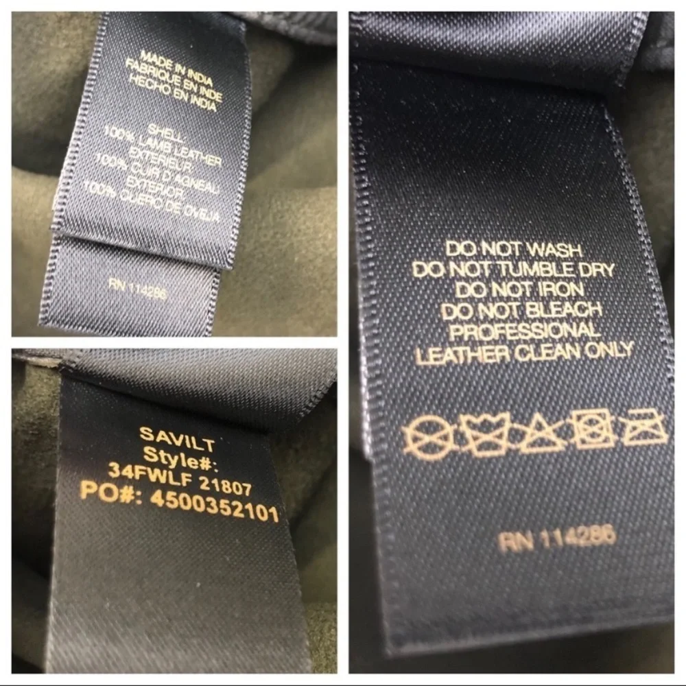 “FRYE” Diya Leather Moto Mini Skirt - Picture 16 of 16